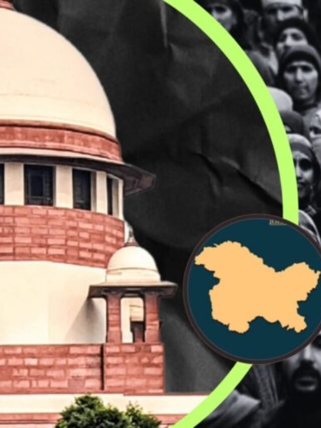 Supreme Court upheld the removal of Article 370 from Jammu and Kashmir